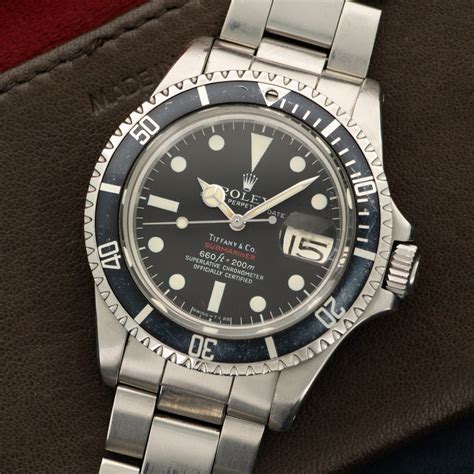 rolex submariner 1680 red tiffany